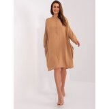 Italy Moda Dress-DHJ-SK-15506A.94P-camel Cene