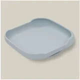 silikonski tanjur s vakuumskom podlogom Blue Grey