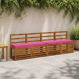  Jastučići za klupe - 2 dijela VUGHT 2 kom. 100% poliester Ružičasta | shoptok.hr