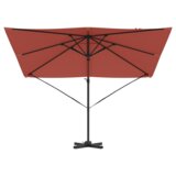  Roma dežnik Rdeča 286 x 285 x 265 cm Poliester in aluminij, (5000045849) | Shoptok.si