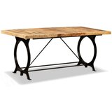  Blagovaonski Stol Masivno Grubo Obrađeno Drvo Manga 180 cm | shoptok.hr