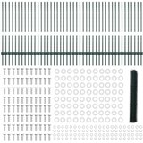  Heksagonalna ograda s stubom 100 x 1 m Čelik premazan PVC-om | shoptok.hr