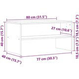 vidaXL TV omarica star les 80x40x40 cm iverna plošča | Shoptok.si