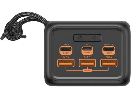 Sandberg PowerBank - Powerbank USB-C PD 130W 50000 (vanjska; LED lampa; crna) | shoptok.hr