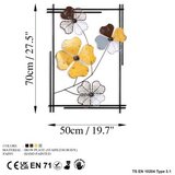 Opviq Zidna dekoracija Shannan 3, 50x70x4 cm, Šarena | Eponuda.com