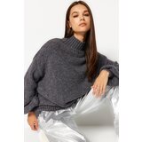 Trendyol Sweater - Gray - Regular fit Cijene