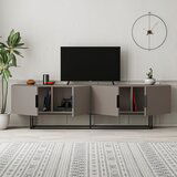 Marckeric Siva/bež TV komoda 200x55 cm Titan – | shoptok.hr