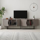 Marckeric Siva/bež TV omarica 200x55 cm Titan – | Shoptok.si