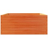 vidaXL vrtno cvetlično korito voščeno 110x110x49,5 cm trdna borovina, (21204397) | Shoptok.si