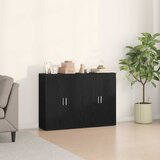  Kreveta 2 pcs Crni hrast 60 x 31 x 84 cm Konstruirano drvo | shoptok.hr