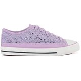 Shelvt Purple openwork sneakers | Shoptok.si