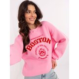 My Red Lips Sweatshirt-EM-BL-617-15.55P-pink | Shoptok.si