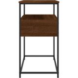  Konzolni stol smeđa boja hrasta 75x40x75 cm konstruirano drvo | shoptok.hr