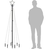  Božićno drvce sa šiljkom i 108 LED šarene žarulje 180 cm | shoptok.hr