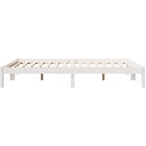  Dugi okvir kreveta bez madraca bijeli 160 x 210 cm od borovine | shoptok.hr