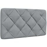 vidaXL Vzglavna stranica svetlo siva 90 cm blago Cene