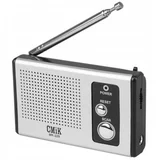 mini žepni fm radio na baterije 2 x aaa
