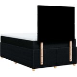 vidaXL Box spring postelja z vzmetnico črna 120x190 cm blago | Shoptok.si