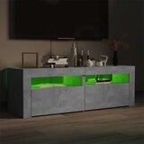 TV ormarić s LED svjetlima siva boja betona 120 x 35 x 40 cm | Eponuda.ba