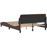  Okvir za krevet Dover smeđi 120x200 cm od umjetne kože | Eponuda.com
