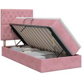  Krevet s madracem i skladištem Ružičasta 90 x 190 cm Baršun | shoptok.hr