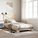  Okvir kreveta s uzglavljem 100 x 200 cm od masivne borovine | Eponuda.ba