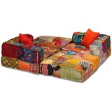  Modularni tabure za 3 osobe od tkanine s patchworkom | shoptok.hr