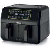 Ariete cvrtnik na vroč zrak z dvojno košaro Airy Fryer Dual - črn | Shoptok.si