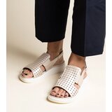 Gemre Golden sandals with openwork upper Imogne | ePonuda.com