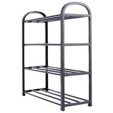 Vilde Regal za čevlje s 4 policami, črn, 50x19x57cm, (5000289760) | Shoptok.si