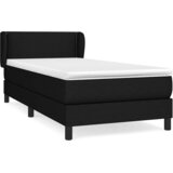 Box spring krevet s madracem crni 90x190 cm od tkanine | shoptok.hr