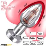 Afterdark Dimpor Metal Vibrating Anal Plug Size S | Shoptok.si