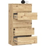 AKORD Komoda, 5 Predalov, Hrast Artisan, (5000332181) | Shoptok.si