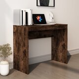 Furnova Pisalna miza dimljeni hrast 90x40x72 cm konstruiran les, (21925326) Cene