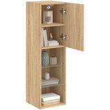 TV ormarići s LED svjetlima 2 kom boja hrasta 30,5x30x102 cm | Shoptok.si