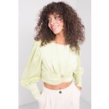 By Sally Blouse-15578-lime green | Shoptok.si