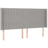 Maison Chic vzglavna omarica - nočna omarica - posteljna omarica z ušesi svetlo sivo 183x16x118/128 cm blago, (21712841) Cene