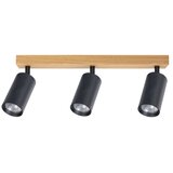  Brilagi - Spot svetiljka SELE 3xGU10/30W/230V crna/dekor hrasta | Eponuda.com