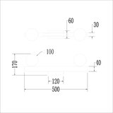  LED zidno svetlo MAGNET LED/13W/230V + 2xG9/60W 3000/4000K bela | Eponuda.com