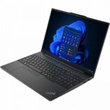 ThinkPad E16 Gen 1, 16” FHD (1920×1200) IPS 300 nits AG, i5-1335U, 24GB DDR4, 1TB SSD M.2 PCIe, Intel Iris Xe, 1080p IR Cam + Mic, WLAN + BT, 1x USB 2.0. 1x USB 3.2, 1x USB 3.2 Type C, 1x USB THB 4, HDMI, RJ-45, FPR, Backlit BiH, 57WHr, No OS, 3Yr | Eponuda.ba