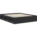  Krevetna konstrukcija Crna 160 x 200 cm Čvrsto borovo drvo | shoptok.hr