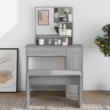  Toaletni stolić s ogledalom boja hrasta sonome 86,5x35x136 cm | shoptok.hr