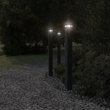  Vanjska podne svjetiljke sa senzorom crne 110 cm aluminijske | Eponuda.ba