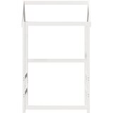 Krov za dječji krevet bijeli 98x70x176,5 cm masivna borovina | shoptok.hr