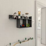 Woody Fashion Room - Anthracite Anthracite Wall Shelf Cene