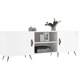 TV ormarić sjajni bijeli 150 x 30 x 50 cm od konstruiranog drva | shoptok.hr