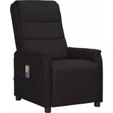  Masažna fotelja od umjetne kože crna