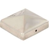 vidaXL Piramidni pokrovčki za stebričke 6 kosov jeklo 81x81 mm | Shoptok.si