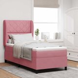  s opruga kutije Ružičasta 190 x 90 cm Baršun | shoptok.hr