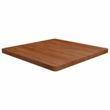  Četvrtasta stolna ploča tamnosmeđa 80x80x4 cm tretirani hrast | shoptok.hr